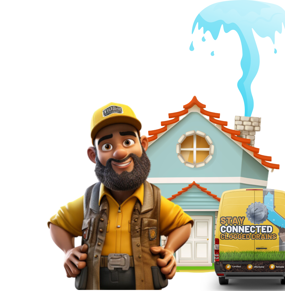 worker in front of a house