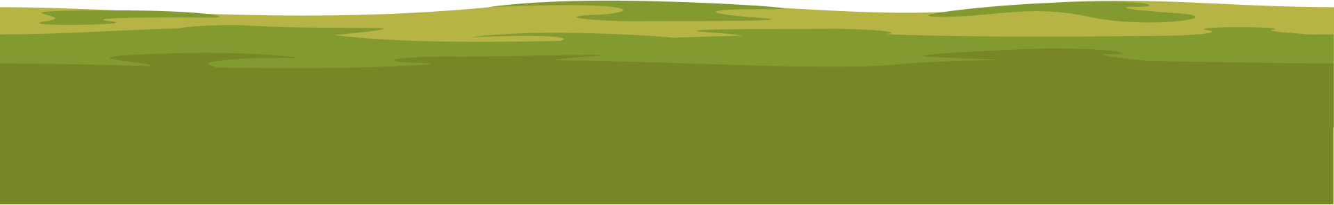 grass on the bottom of banner